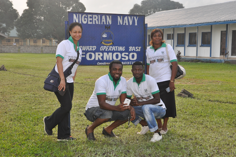 At the high security Naval Base, Formoso, in the middle of the Ocean