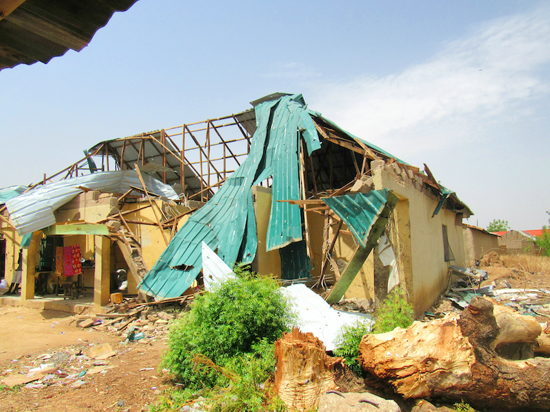 destroyed building2 site