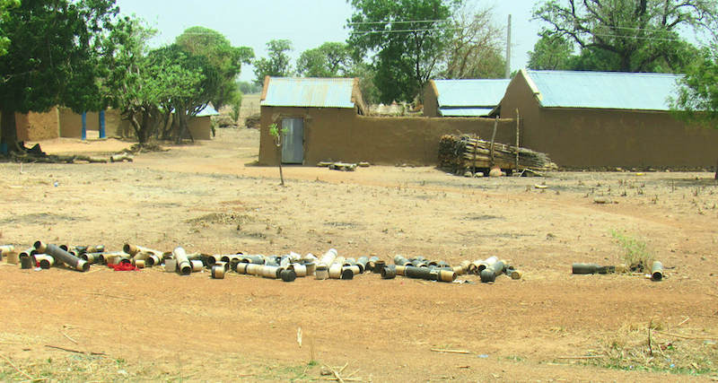 empty shells liter villages site